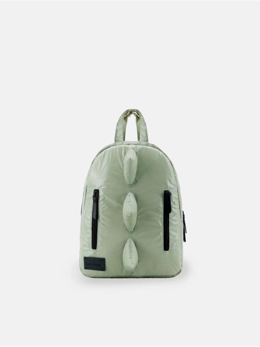 Kids Dino Padded Backpack in Sage Green - Unbranded